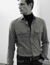 Marks & Spencer "Easy Iron Cotton Rich Check Shirt"